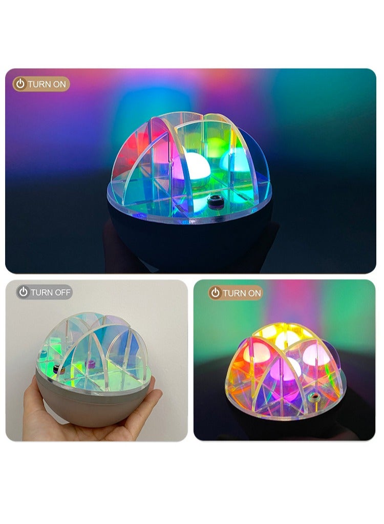 USB stepless dimming rotating aurora light charging atmosphere sleep companion night light - Image 3