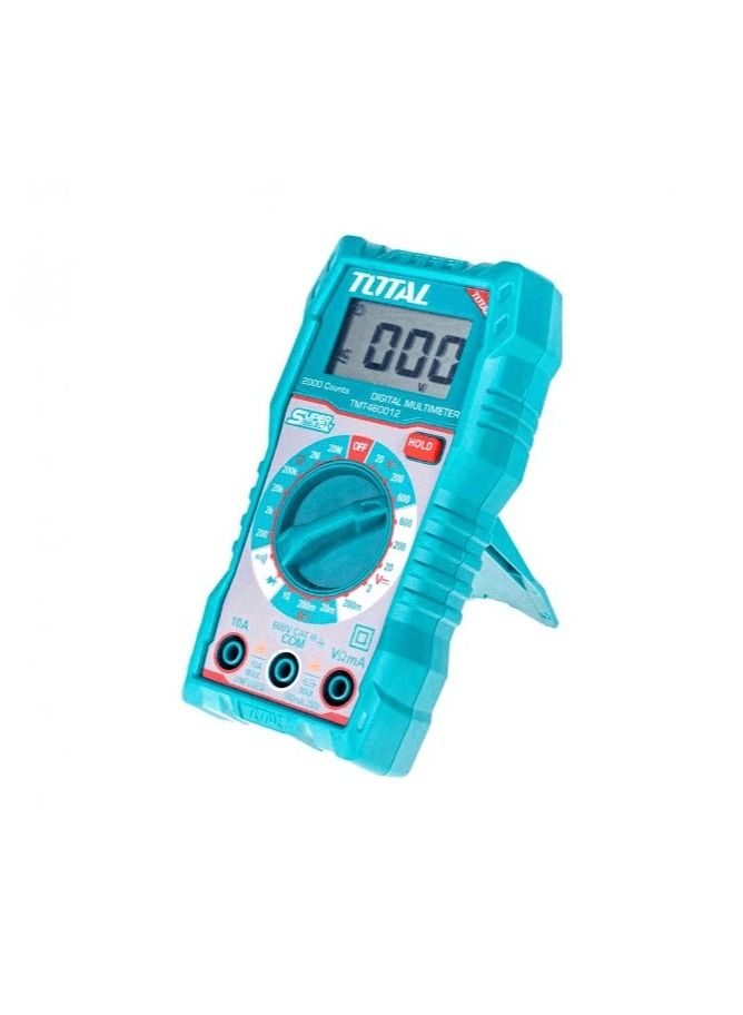 TOTAL T0TAL Electrical Test Kit Digital Multimeter III 600V AC Voltage Detecter 12 1000V Digital AC Clamper Meter AC200A TMT43028 - Image 2