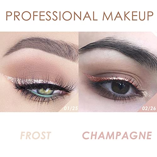 FOCALLURE (2 Pcs 2 in 1 Eyeshadow and Eyeliner Pen,Waterproof Eye Shadow Pencil,Hypoallergenic Eyeshadow,Highlighter Eye Liner,Multi-Dimensional eyes Look,Twilight - Image 5