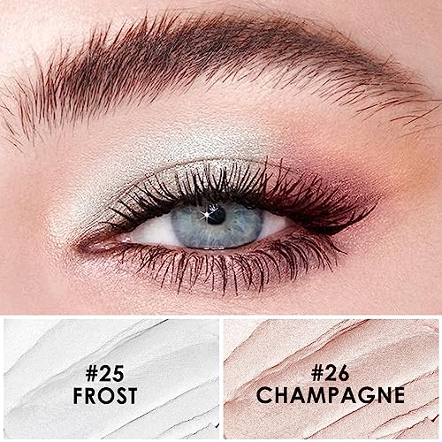 FOCALLURE (2 Pcs 2 in 1 Eyeshadow and Eyeliner Pen,Waterproof Eye Shadow Pencil,Hypoallergenic Eyeshadow,Highlighter Eye Liner,Multi-Dimensional eyes Look,Twilight - Image 2
