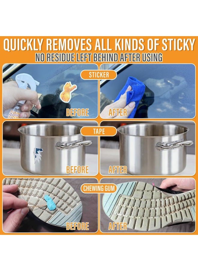 MCTRHG Adhesive Remover, Car Sticker Remover with Extra Plastic Razor Blades, 3.5oz Adhesive Remover for Cars, Windows, Tables, Glue Remover to Rapidly Remove Labels, Sticker, Glue, Chewing Gum - Image 5