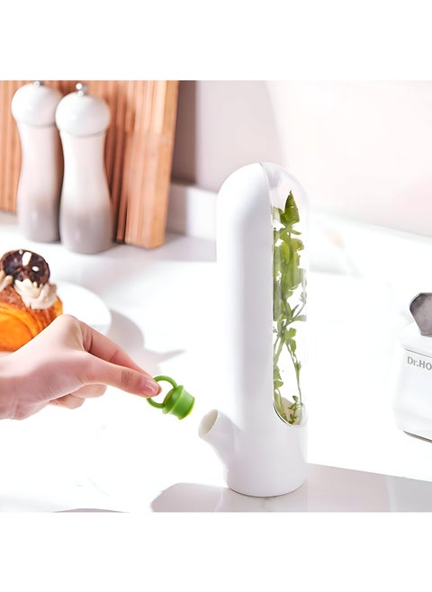Fresh Herb Growth Container For The Refrigerator - Ensures Continuous Growth, An Innovative Method For Storing And Preserving Herbs Like Coriander, Parsley, And Anise, Keeping Vegetables Fresh