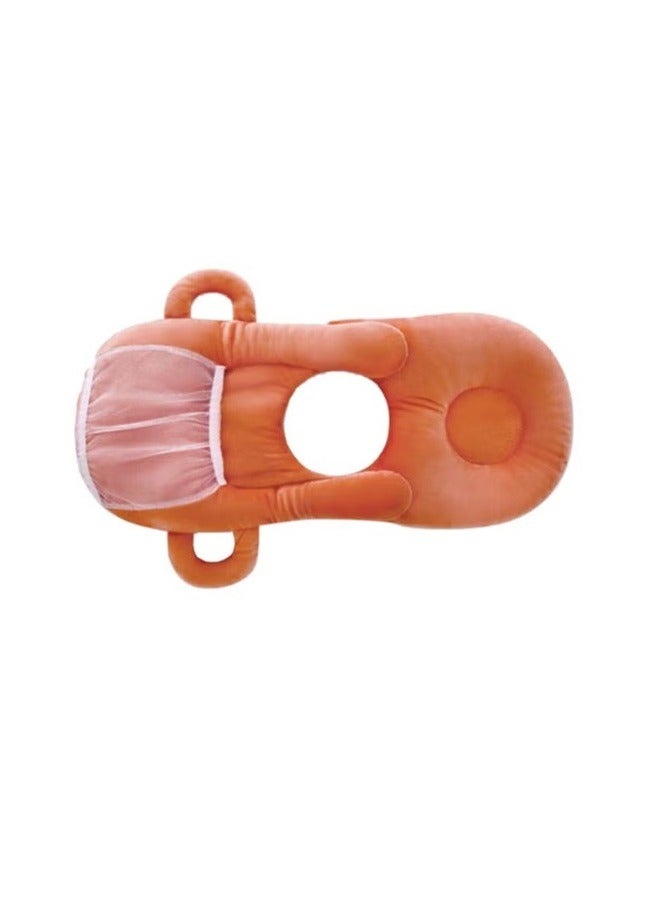 AGD Detachable Adjustable Self-Feeding Nursing Pillow With Washable Cover And Bottle Pocket - Image 2