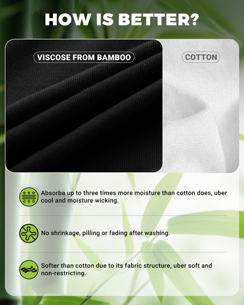 BAMBOO COOL Womens Underwear Breathable Moisture-Wicking Briefs Hipster Ladies Panties, 5-Pack - Image 5