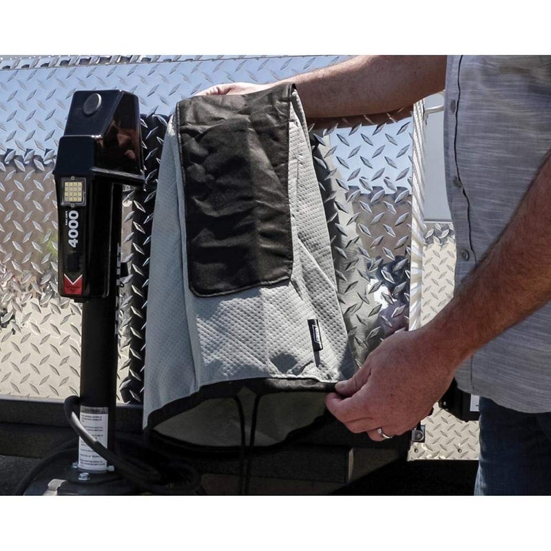 Electric Tongue Jack Head Cover with 3-Layer Water-Resistant Breathable Material and Adjustable Drawstring - Image 2