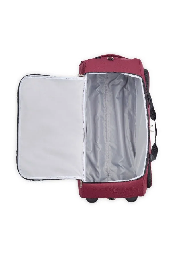 Delsey Pin Up 6 Soft Trolley, 4 Double Wheels, 55 cm, Burgundy