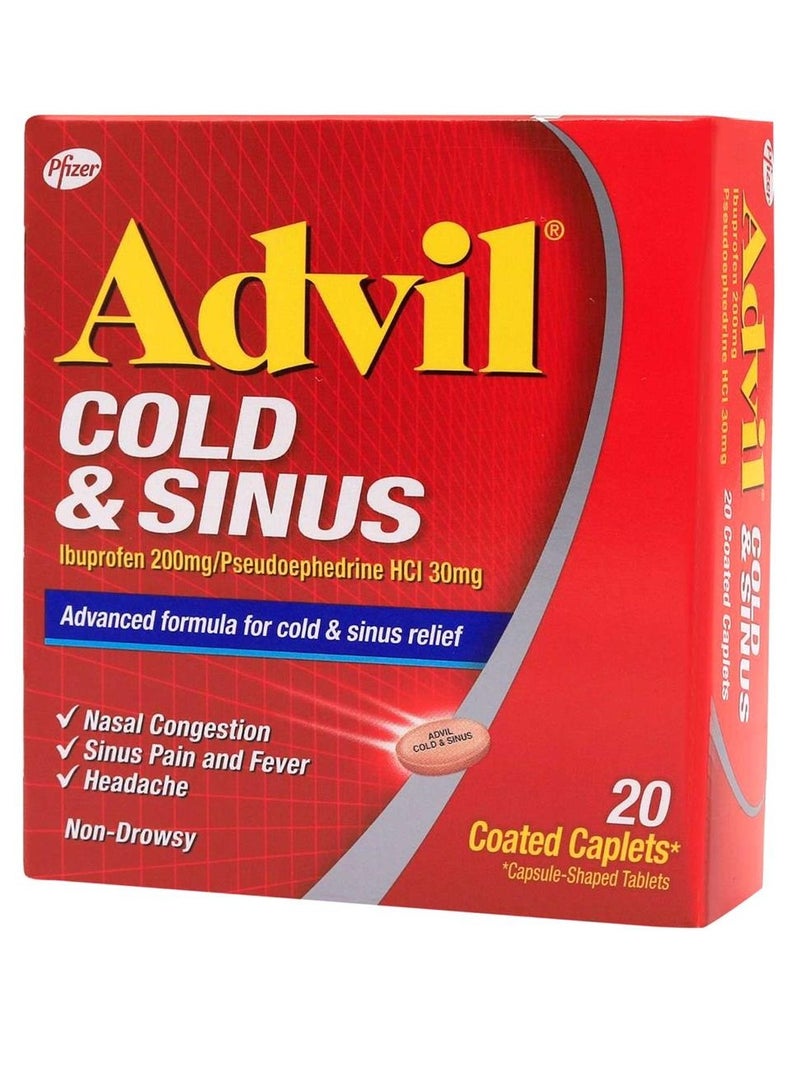 Advil Cold & Sinus Caplet 20's - Image 2