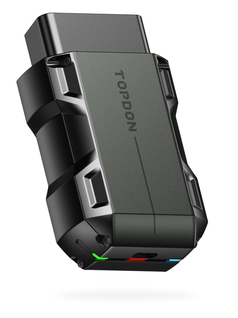 Topdon TOPDON TopScan OBD2 Scanner Bluetooth, Wireless OBDII All System Diagnostic Tool, Active Test, Check Engine Car Code Reader, Vehicle Permance Test iPhone & Android, Repair Guides, Live Data, Black  - Image 1