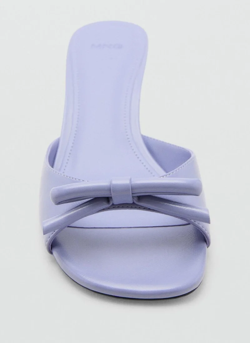 Mango  Heeled Sandals With Bow for Women | Best Price UAE