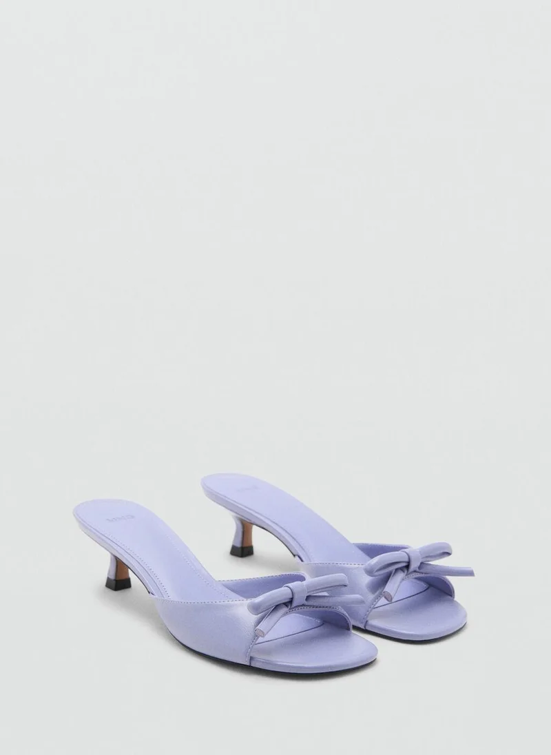 MANGO Heeled Sandals With Bow