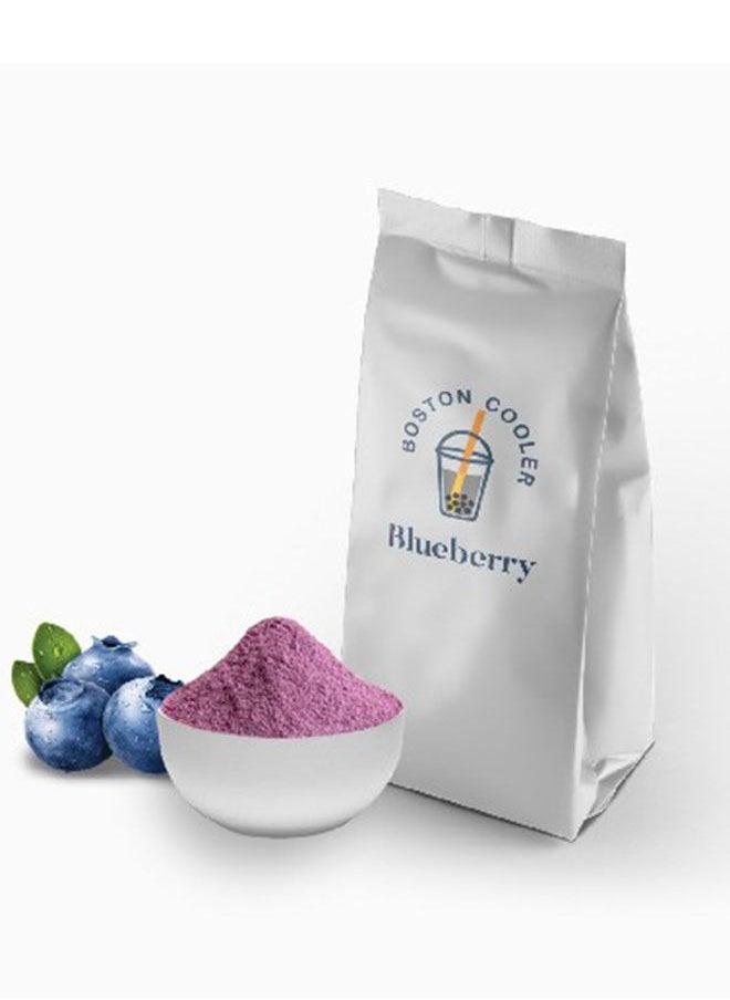 BOSTON COOLERS - BOSTON COOLERS Blueberry Flavored Powder for Bubble Tea, Smoothie, Fruit Tea, Boba Tea, and Milk Tea | Premium Blueberry Tea Powder | 1 kg for Home & Business Use - Image 1