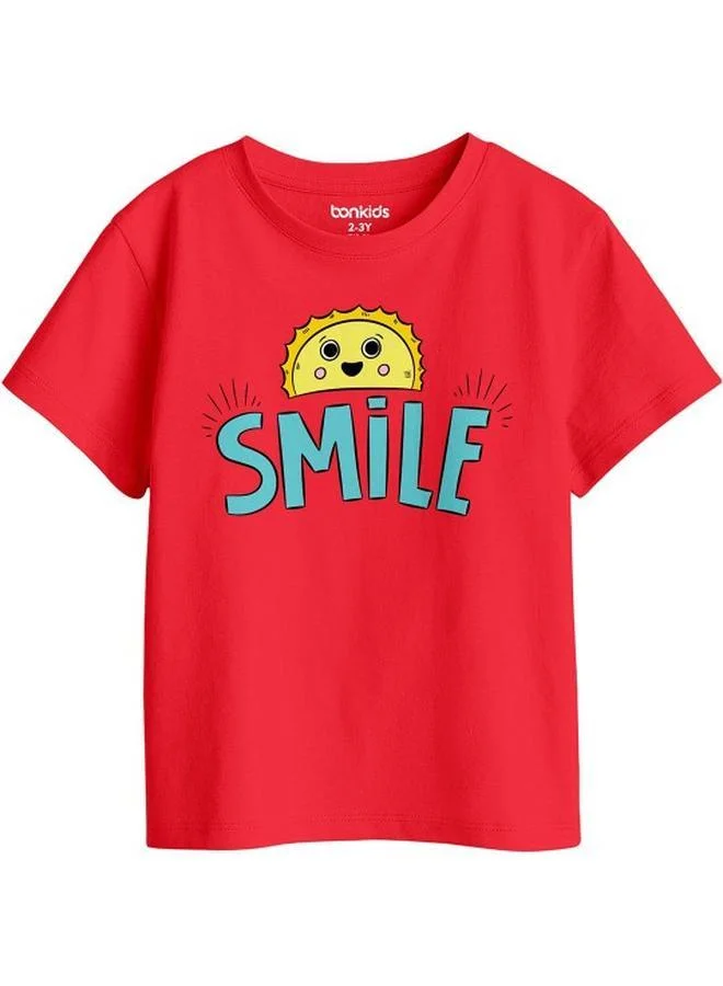 Bonorganik Girl's Multicolour 100% Cotton Printed Regular Fit Combo Of 3 T-Shirt