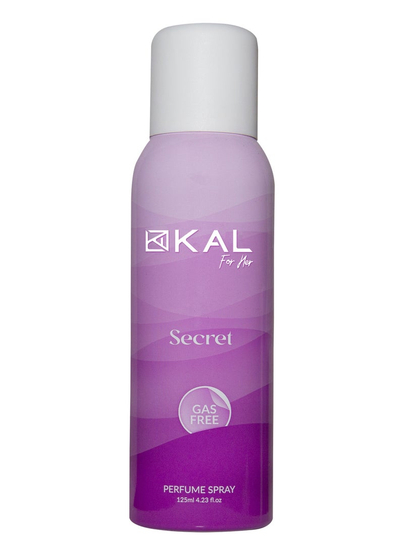 KAL - Secret Perfume Spray For Women 125ml - Image 1