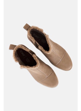 TOMS Women Everly Slip On Ankle Boots, Taupe  - Image 4