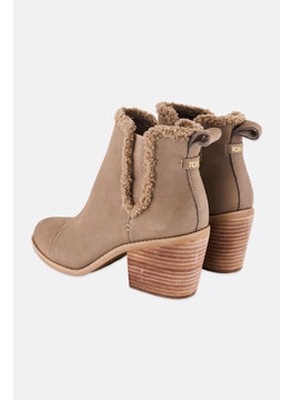 TOMS Women Everly Slip On Ankle Boots, Taupe  - Image 2