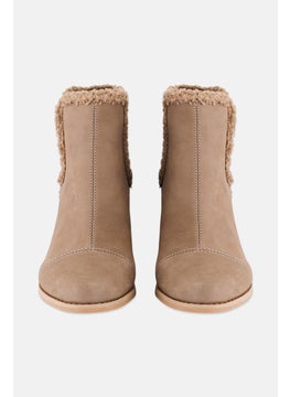 TOMS Women Everly Slip On Ankle Boots, Taupe  - Image 3