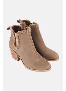 TOMS Women Everly Slip On Ankle Boots, Taupe  - Image 1