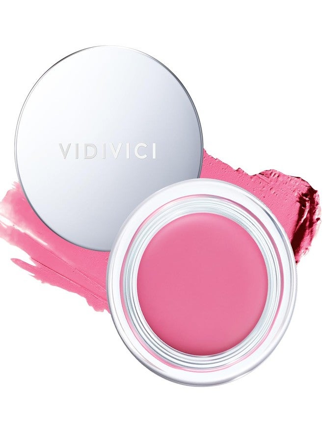 VIDIVICI Millennial Glow Cream Blush 03 Pansy Lavender - Creamy Face Cheek Blusher for Smooth & Silky Skin - Soft Satin Finish with Natural Color - For Fair to Light Skin Tone, 0.21 oz. - Image 1