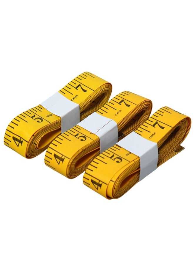 3PCs 120inch 3 Meter Sewing Tailor Tape Body Measuring Measure Ruler Dressmaking Tools Sewing Measuring Tape - Image 1