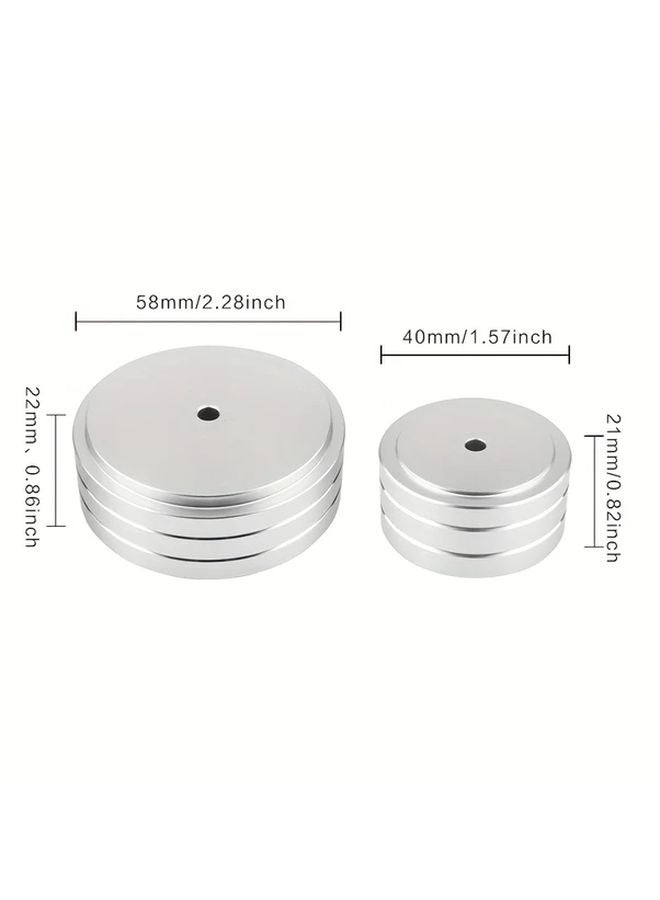 Golden Color 4PCS Aluminum Shock Absorbing Feet For Audio Amplifier Speaker - Image 3