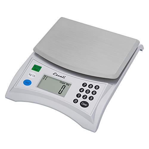 Escali Pana V136 Large Volume Measuring Kitchen/Baking/Cooking Scale, Preprogrammed With Over 150 Ingredients, LCD Digital Display, 13lb Capacity - Image 1