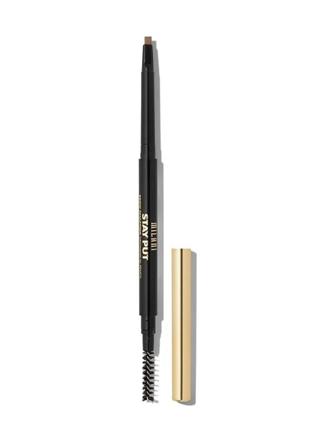 MILANI - Milani Stay Put Brow Sculpting Mechanical Pencil – Taupe (0.28g) | Precision Tip, Built-In Spoolie, Long-Lasting & Smudge-Proof - Image 1