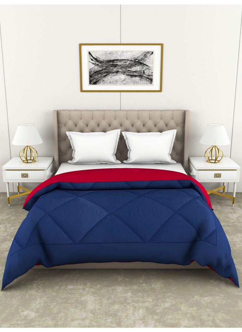 Bianca Bianca 180 GSM Air Cool Microfiber Reversible Comforter for All Weather -1pc Double (Carlson) Abstract-Night Fall/hot Pink (Winter Collection)  - Image 3
