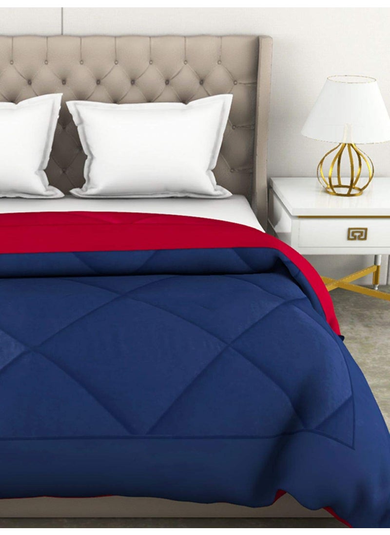Bianca Bianca 180 GSM Air Cool Microfiber Reversible Comforter for All Weather -1pc Double (Carlson) Abstract-Night Fall/hot Pink (Winter Collection)  - Image 4