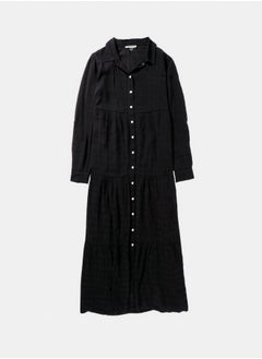 American Eagle AE Long-Sleeve Midi Shirt Dress  - Image 3