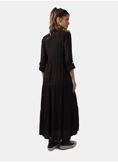 American Eagle AE Long-Sleeve Midi Shirt Dress  - Image 2