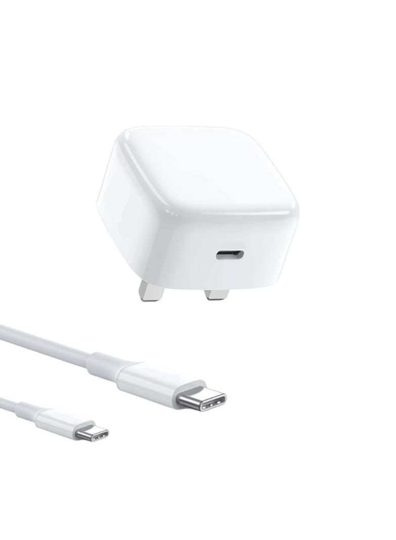 تقليدي شاحن iPhone 15 Pro Max بمنفذ USB-C – كابل شحن سريع Type-C إلى Type-C بقدرة 20 واط بطول 1 متر، متوافق مع iPhone 16/16 Pro/16 Pro Max، 15 Pro Max/15 Pro/15 Plus، Samsung Galaxy S24، وجميع أجهزة USB-C - Image 2