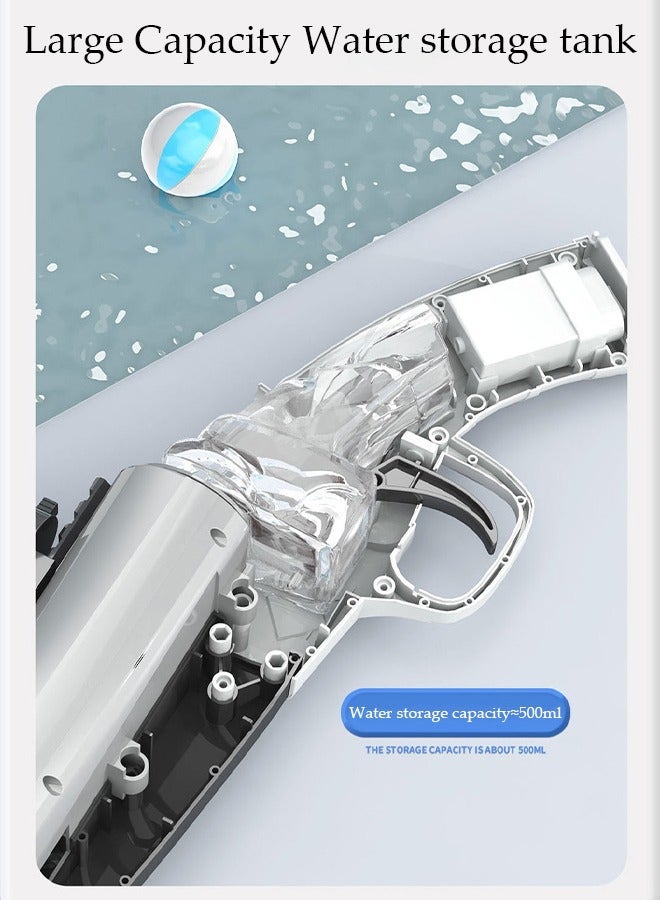 DUNISO Double-Barrelled Electric Water Gun for Adults & Kids, Large Capacity Long Range Water Guns for Kids,Swimming Pool Beach Party and Outdoor, Summer Gifts for Boys Girls - Image 3