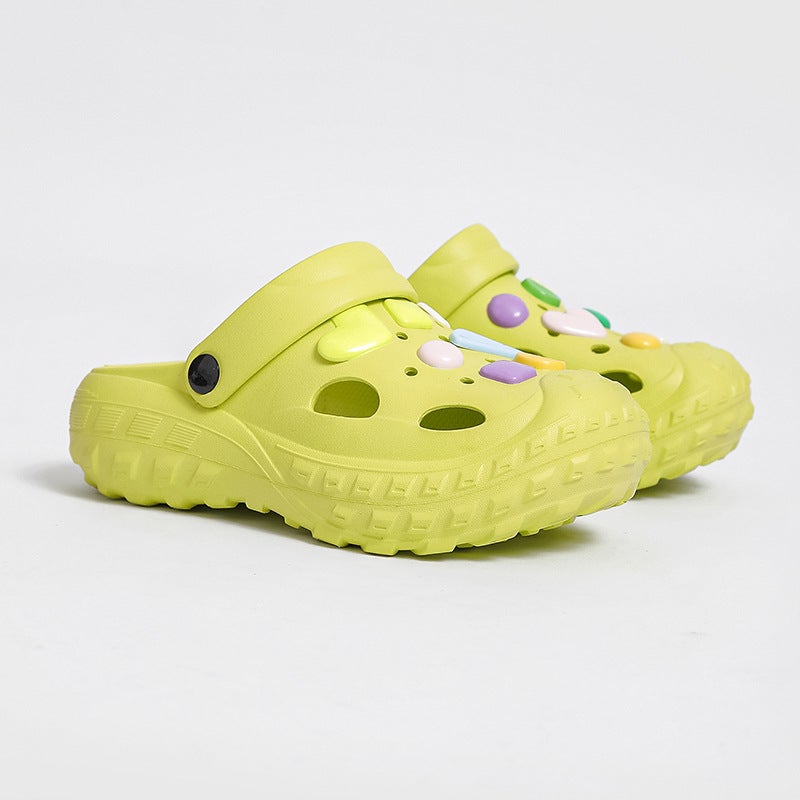 New Fashion Cute Ins Fashionable Cave Shoes Eva Stomp Feeling Thick Sole Women'S Summer Height-Increasing Sandals - Image 3
