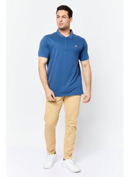 Nordland Men Regular Fit Short Sleeve Brand Polo Shirt, Navy Blue  - Image 3