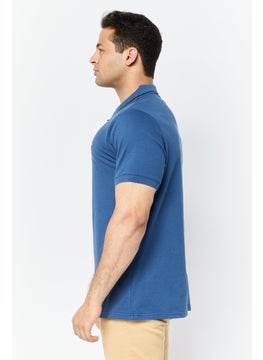 Nordland Men Regular Fit Short Sleeve Brand Polo Shirt, Navy Blue  - Image 2