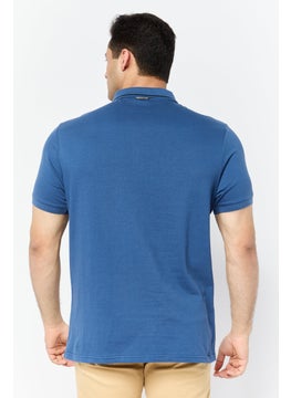 Nordland Men Regular Fit Short Sleeve Brand Polo Shirt, Navy Blue  - Image 4