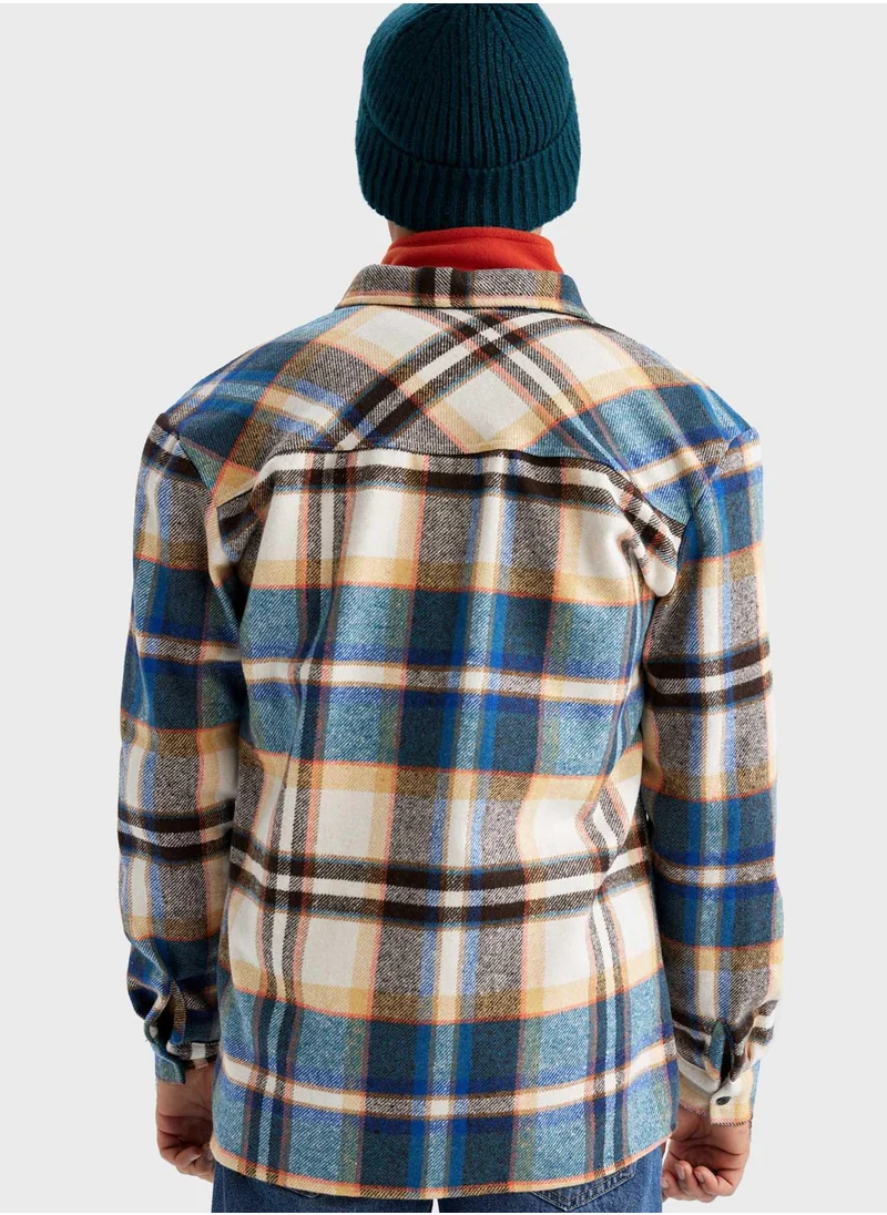 DeFacto Checked Regular Fit Shirt