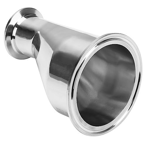DERNORD Eccentric Reducer Tri clamp Sanitary Fitting Reducer 3 inch x 15 inch SS304 - Image 3