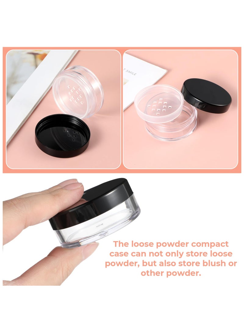 SUNSAR 4Pcs Loose Powder Travel Empty box DIY Empty Makeup Refillable Powder Container 10ml/0.34oz - Image 4