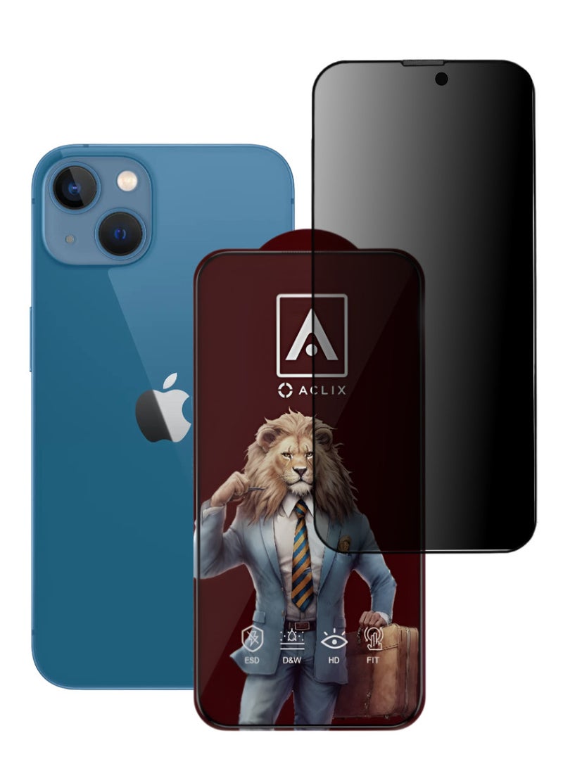 ACLIX Antistatic ESD Dustproof Premium Quality High Definition Tempered Glass Screen Protector Designed For  iPhone 13 - Image 1
