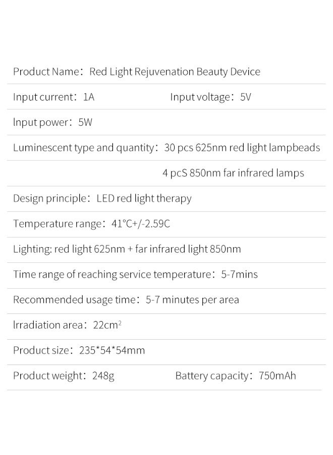 infrared Red light beauty device for skin and face - Image 3