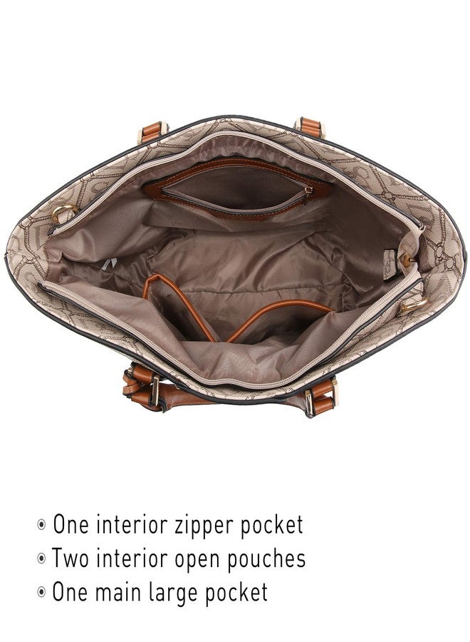 داسين حقيبة يد نسائية من داسين، حقيبة كتف، حقيبة عمل، حقيبة يد كبيرة مع حقيبة يد صغيرة متناسقة - Image 4