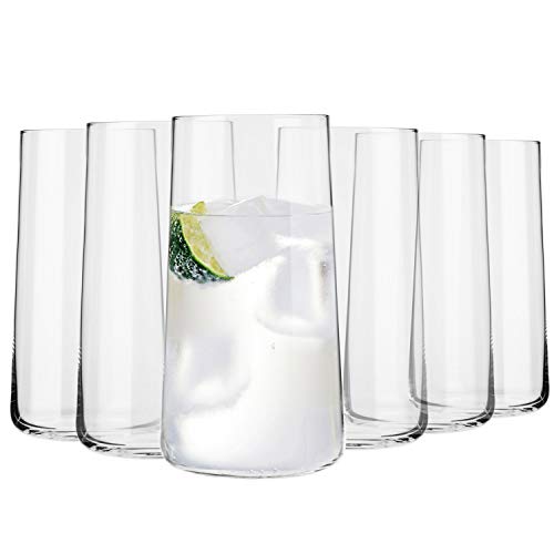Krosno Highball Juice Water Glass  Set of 6  540 ml  AvantGarde Collection  Perfect at Home Restaurants on Holidays  Dishwasher Safe