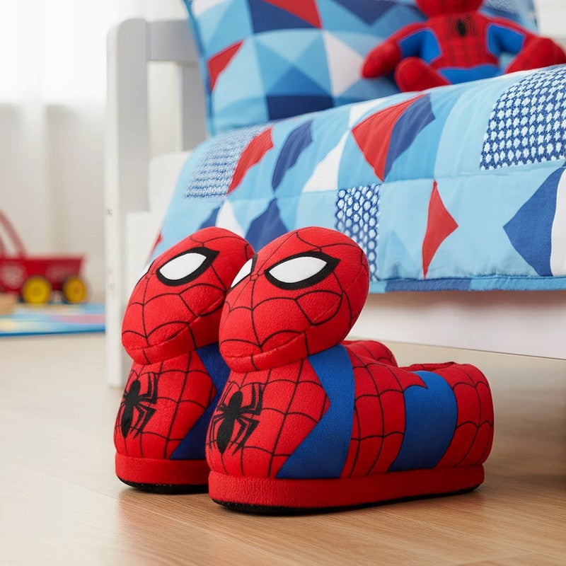 Lucky Kids Kids Cute Cartoon Plush Slippers – Soft Warm Fuzzy Indoor Shoes with Anti-Slip Sole, Cozy Winter Slippers for Boys and Girls - Image 5