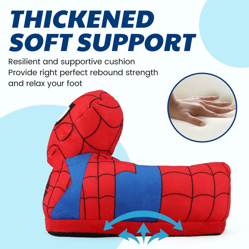 Lucky Kids Kids Cute Cartoon Plush Slippers – Soft Warm Fuzzy Indoor Shoes with Anti-Slip Sole, Cozy Winter Slippers for Boys and Girls - Image 3