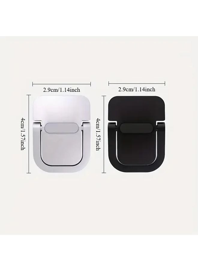 2pcs Silvery Portable Height Adjustable Laptop Stand Foldable Heat Dissipation - Image 3