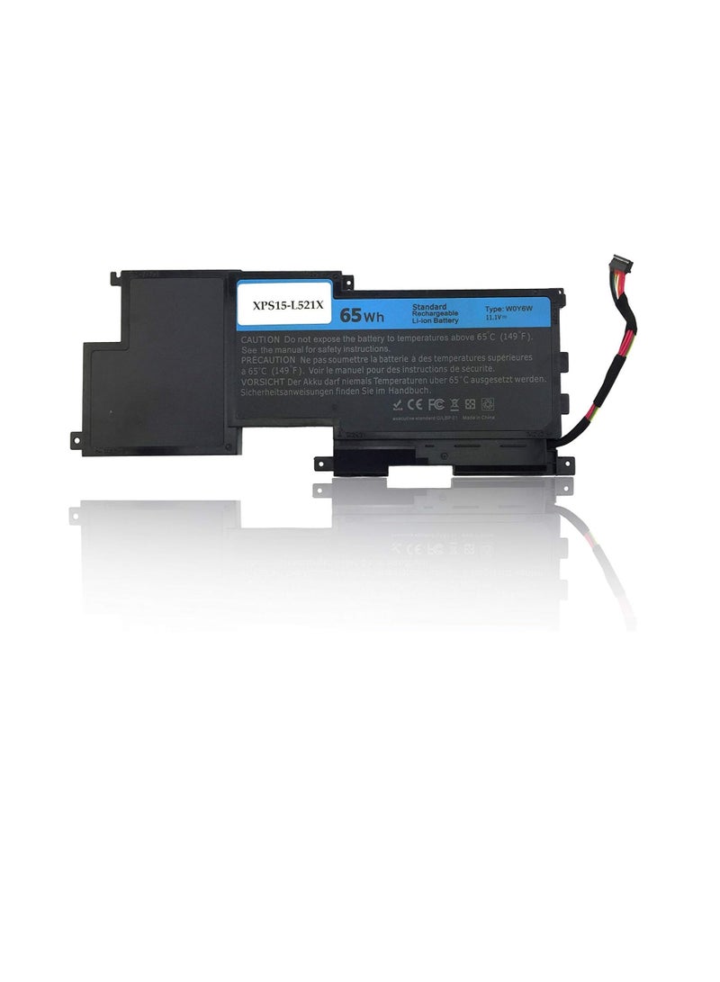 Terabyte W0Y6W 9F233 3NPC0 WOY6W Laptop Battery Replacement for Dell XPS 15 XPS 15-L521X Series (11.1V 65Wh) - Image 1