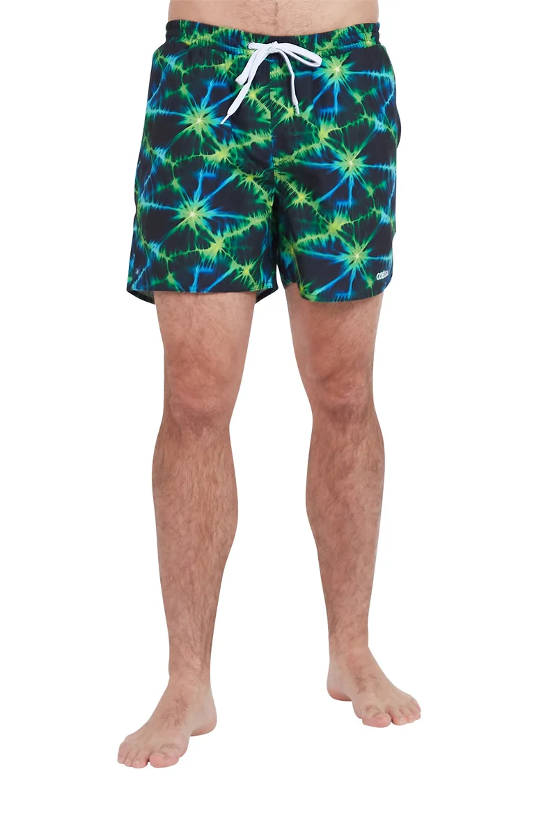 COEGA SUNWEAR COEGA Mens  Swim Boardshorts - Nero Green Tie Dye