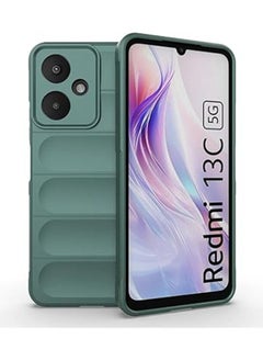 Generic Liquid Silicone Case Compatible with Xiaomi Redmi 13C 5G with Camera Lens Protection 