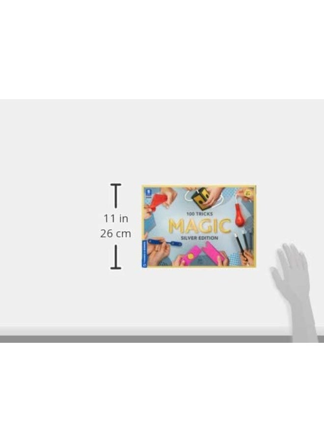 Thames & Kosmos Magic: Silver Edition, Kit to Learn 100 Magic Tricks, Contains 24 Magic Props, Magic Set for Adults and Kids, Age 8+ - Image 3